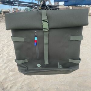 GOT BAG Olive Green Roll-Top Backpack